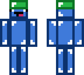 blue derp with hat