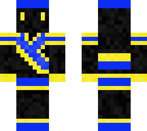 blue/gold ninja