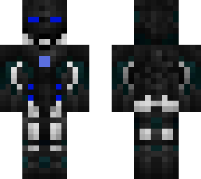 blue robot.