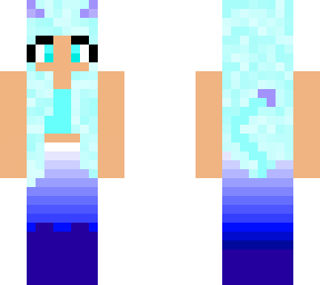 cute blue demon