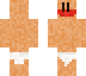 freckled bald man in underpants