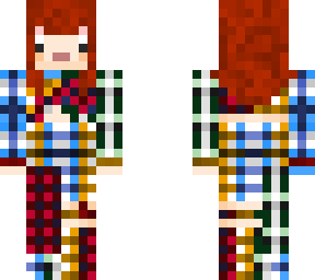 gigi goode plaid look