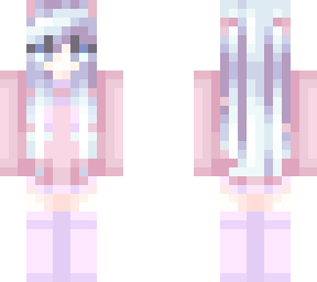 girl in cute pink uniform