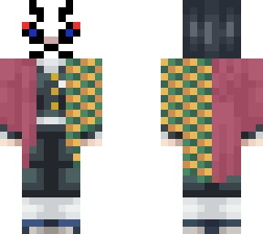 giyuu with a fox mask