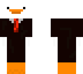 goose in a suit