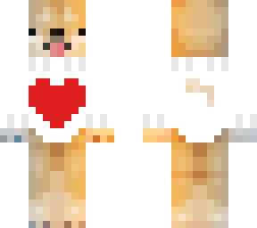 gradient scale doge w/ love sweater