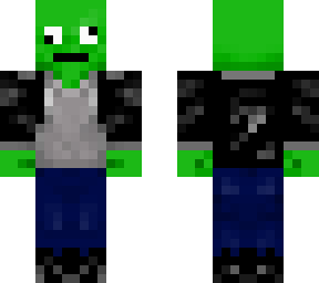 green biker