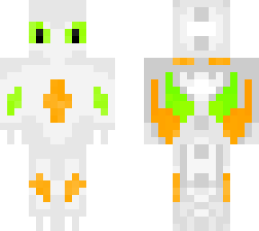 green orange white dragon