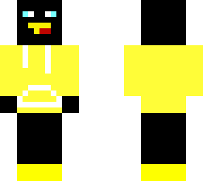 penguin in sweatshirt