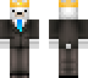 polar bear with crown