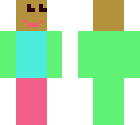 sideway face boy in colorful clothes