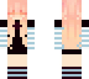 stripped blue