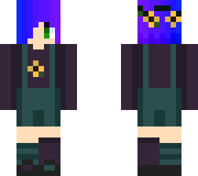 sunflower blue/purple/pink girl short hair