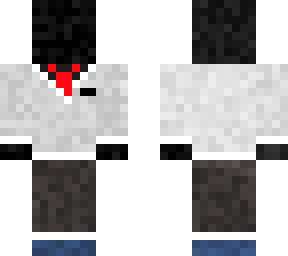 white/grey slenderman