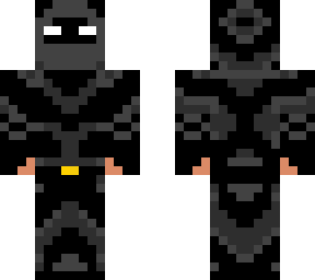 black ninja with blue disine