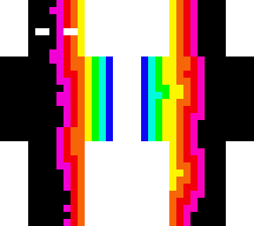 black rainbow | Minecraft Skin