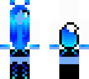 blue girl