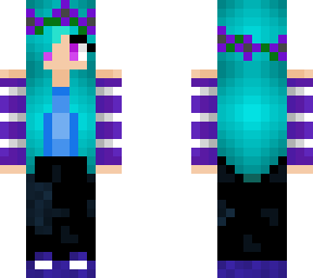 blue girl