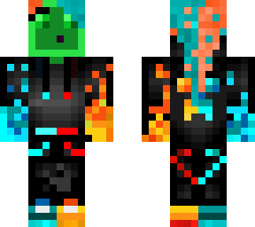female elemental slime