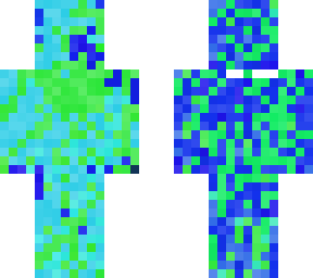 freckled glitch (green and blue