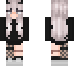 girl with black