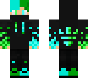 green and blue boy