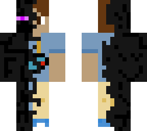 half enderman half narwhal boy