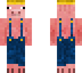 pig with suspenders