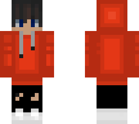 red minecraft cool boy