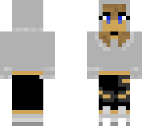 short haired hoodie girl (fixed the head)