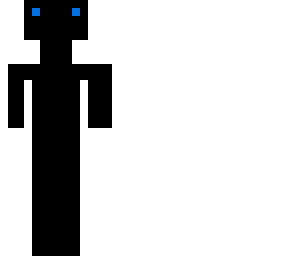 stick man with blue eyes