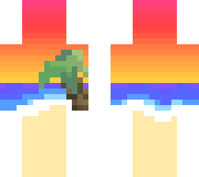 sunset on the beach