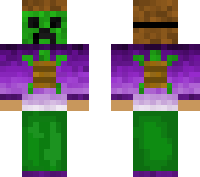 turtle boi with creeper mask
