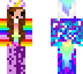 unicorn galaxy skin