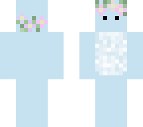 whale with flower crown