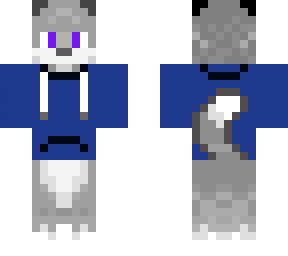 wolf with purple eyes