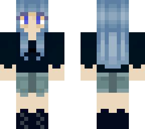 black and blue