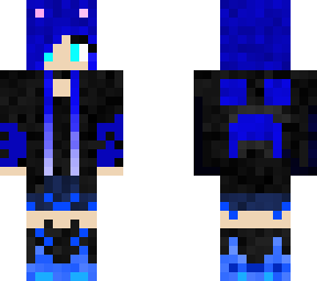 blue creeper girl