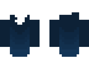 blue fade hoodie - no shading