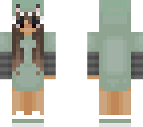 brown eyed dinosaur girl