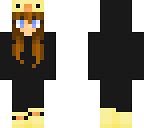 brown haired duck girl