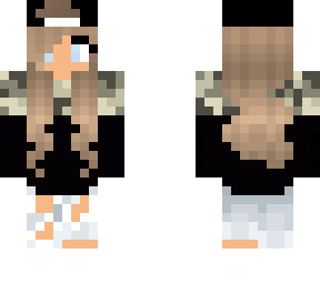 camo girl w/ hair