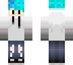 casually blue boy