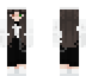 cute white hat girl skin (edit v3) (now has a funny face at the bottom xd)