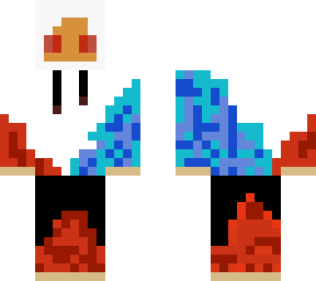 fire ice man hoodie