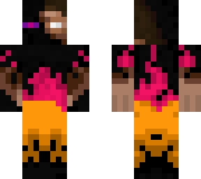 friend skin pink shirt orange pants
