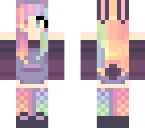 galaxy bunny girl
