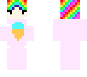 girl rainbow