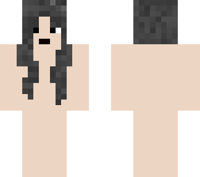 goth hair/face template
