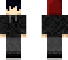 ***** with black hoodie and beanie